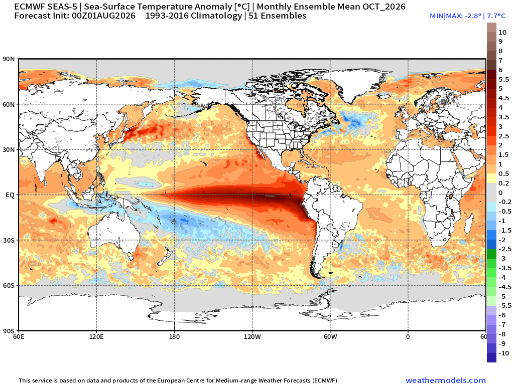 Science : El Niño, une anomalie dans le Pacifique qui pourrait changer la météo mondiale jusqu’en 2027